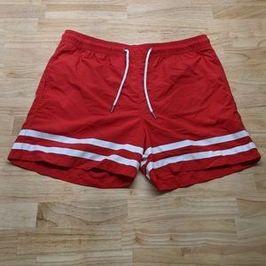Jack & Jones red swim trunks